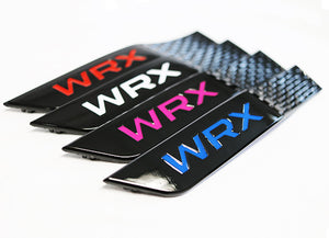 SSP WRX GLOSS BLACK FENDER EMBLEMS - 2015+ WRX / 2015+ STI